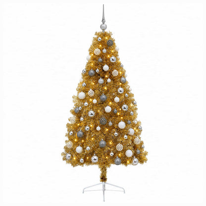 vidaXL Artificial Christmas Tree with Bauble 180 cm 300 LEDs
