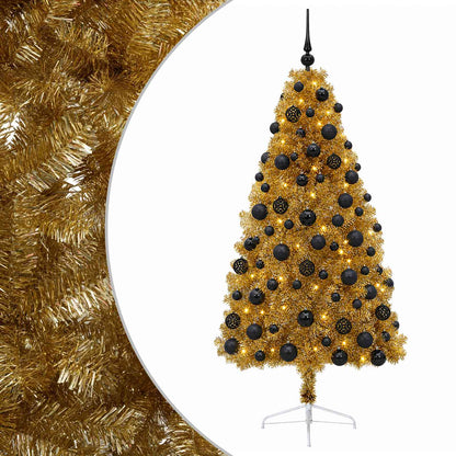 vidaXL Artificial Christmas Tree with Bauble 210 cm 300 LEDs