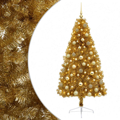 vidaXL Artificial Christmas Tree with Bauble 210 cm 300 LEDs