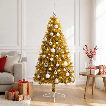 vidaXL Artificial Christmas Tree with Bauble 150 cm 150 LEDs