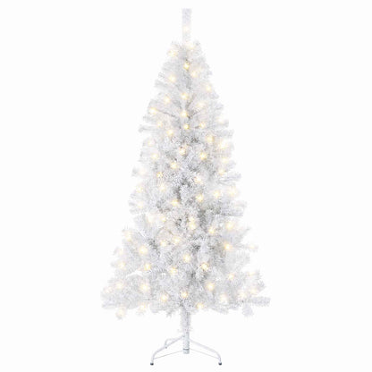 vidaXL Artificial Hinged Christmas Tree 180 cm 300 LEDs Warm White