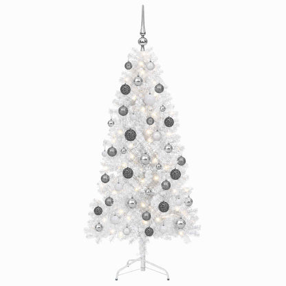 vidaXL Artificial Christmas Tree with Bauble 150 cm 150 LEDs