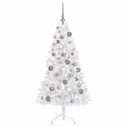 vidaXL Artificial Christmas Tree with Bauble 180 cm 300 LEDs