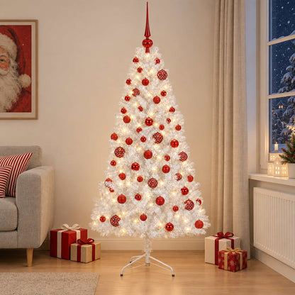 vidaXL Artificial Christmas Tree with Bauble 240 cm 300 LEDs