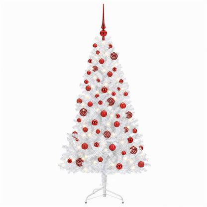 vidaXL Artificial Christmas Tree with Bauble 210 cm 300 LEDs