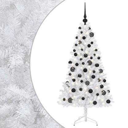 vidaXL Artificial Christmas Tree with Bauble 180 cm 300 LEDs