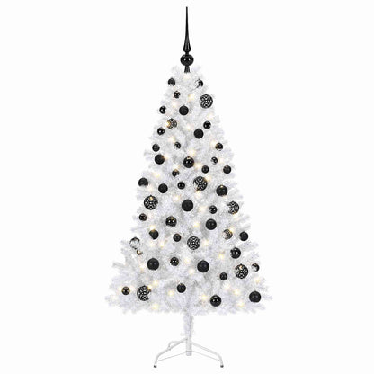 vidaXL Artificial Christmas Tree with Bauble 180 cm 300 LEDs