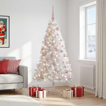 vidaXL Artificial Christmas Tree with Bauble 180 cm 300 LEDs