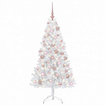 vidaXL Artificial Christmas Tree with Bauble 180 cm 300 LEDs