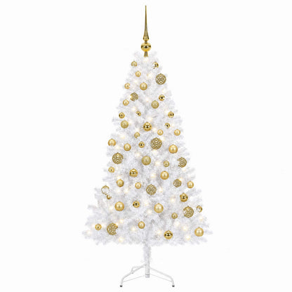 vidaXL Artificial Christmas Tree with Bauble 180 cm 300 LEDs