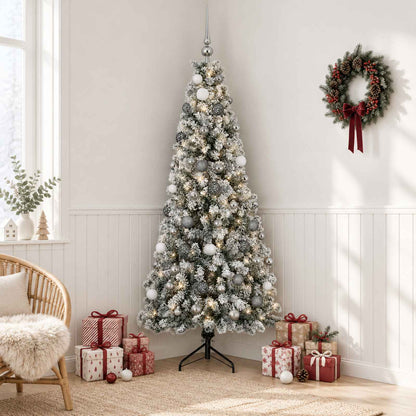 vidaXL Artificial Christmas Tree with Bauble 180 cm 300 LEDs