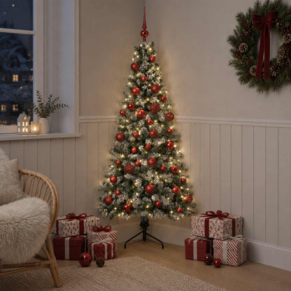 vidaXL Artificial Christmas Tree with Bauble 150 cm 150 LEDs