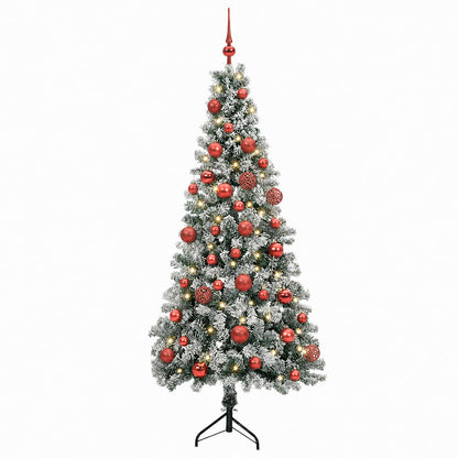 vidaXL Artificial Christmas Tree with Bauble 150 cm 150 LEDs