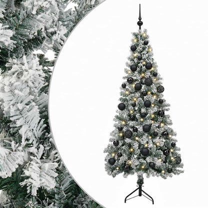 vidaXL Artificial Christmas Tree with Bauble 150 cm 150 LEDs