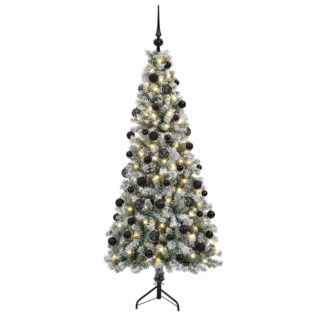 vidaXL Artificial Christmas Tree with Bauble 210 cm 300 LEDs