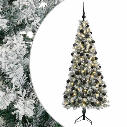 vidaXL Artificial Christmas Tree with Bauble 240 cm 300 LEDs