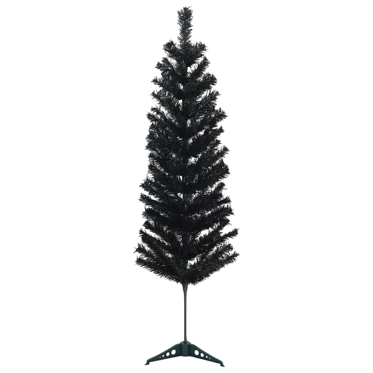 vidaXL Artificial Slim Christmas Tree 150 cm 150 LEDs Warm White