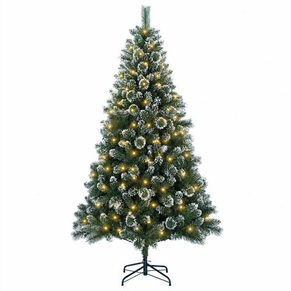 vidaXL Artificial Christmas Tree 120 cm 150 LEDs Warm White