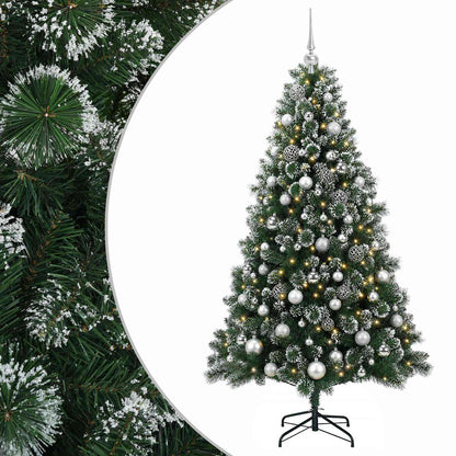 vidaXL Artificial Christmas Tree with Bauble 240 cm 300 LEDs