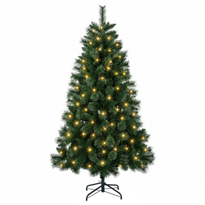 vidaXL Artificial Christmas Tree 120 cm 150 LEDs Warm White