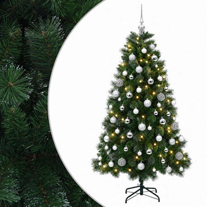 vidaXL Artificial Christmas Tree with Bauble 210 cm 300 LEDs