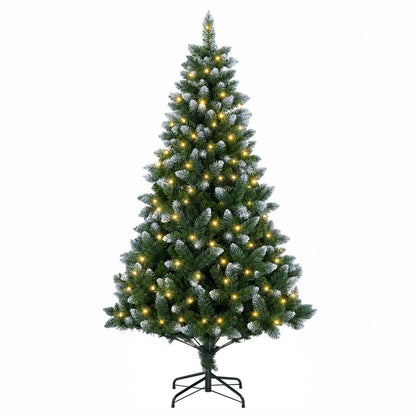 vidaXL Artificial Christmas Tree 180 cm 300 LEDs Warm White