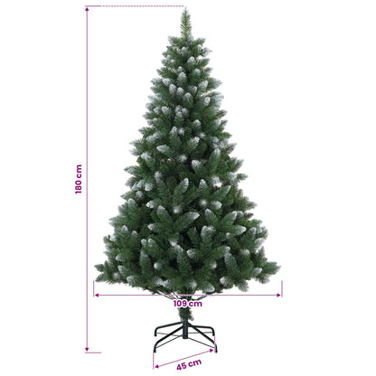 vidaXL Artificial Christmas Tree with Bauble 180 cm 300 LEDs
