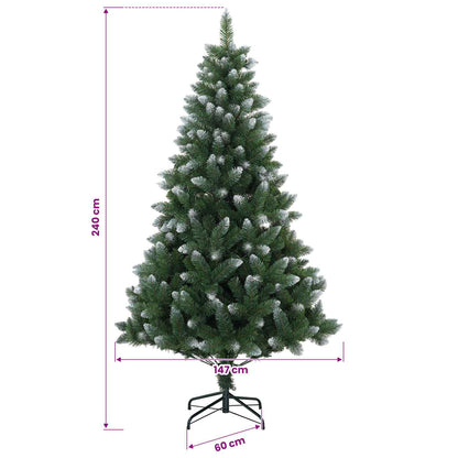 vidaXL Artificial Christmas Tree with Bauble 240 cm 300 LEDs