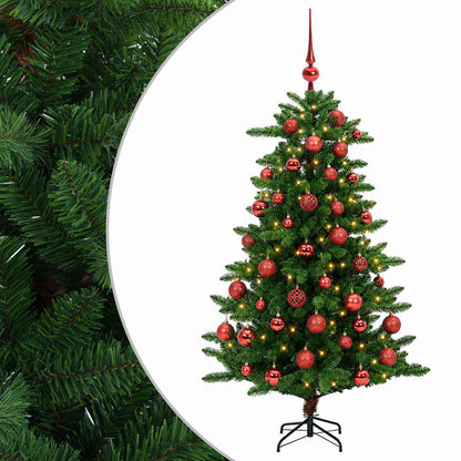 vidaXL Artificial Christmas Tree with Bauble 150 cm 150 LEDs