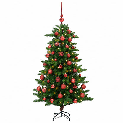 vidaXL Artificial Christmas Tree with Bauble 150 cm 150 LEDs