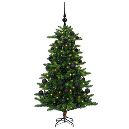 vidaXL Artificial Christmas Tree with Bauble 150 cm 150 LEDs
