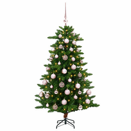 vidaXL Artificial Christmas Tree with Bauble 120 cm 150 LEDs