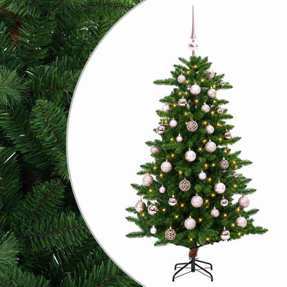vidaXL Artificial Christmas Tree with Bauble 150 cm 150 LEDs