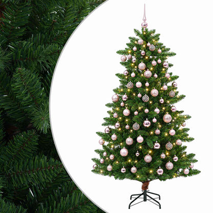 vidaXL Artificial Christmas Tree with Bauble 240 cm 300 LEDs