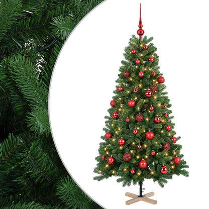vidaXL Artificial Christmas Tree with Bauble 150 cm 150 LEDs