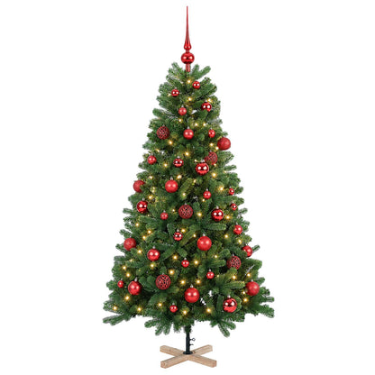 vidaXL Artificial Christmas Tree with Bauble 150 cm 150 LEDs