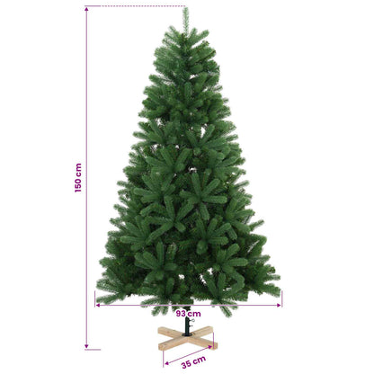 vidaXL Artificial Christmas Tree with Bauble 150 cm 150 LEDs