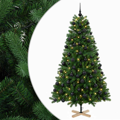 vidaXL Artificial Christmas Tree with Bauble 210 cm 300 LEDs
