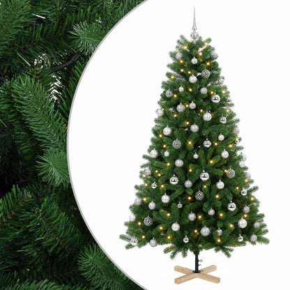 vidaXL Artificial Christmas Tree with Bauble 240 cm 300 LEDs