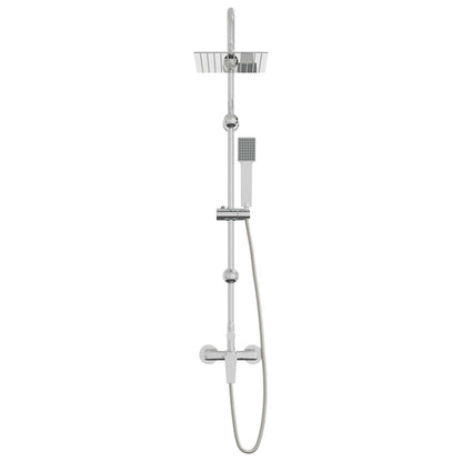 vidaXL Shower System Chrome Stainless Steel 21 x 48 x 112 cm