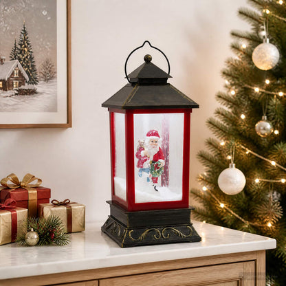 vidaXL Christmas Lantern ESPOO Cold White 17.5 x 17.5 x 41 cm