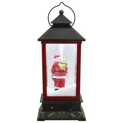 vidaXL Christmas Lantern ESPOO Cold White 17.5 x 17.5 x 41 cm