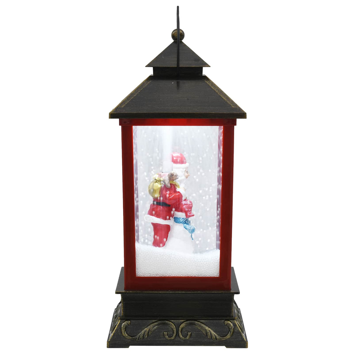 vidaXL Christmas Lantern ESPOO Cold White 17.5 x 17.5 x 41 cm