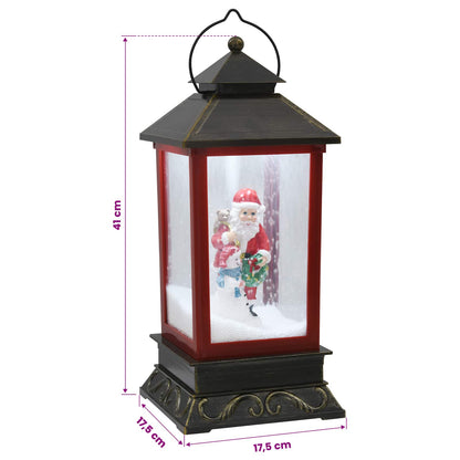 vidaXL Christmas Lantern ESPOO Cold White 17.5 x 17.5 x 41 cm