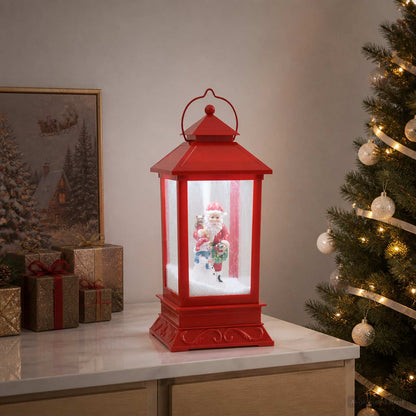 vidaXL Christmas Lantern ESPOO Cold White 17.5 x 17.5 x 41 cm