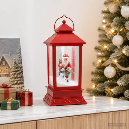 vidaXL Christmas Lantern ESPOO Cold White 17.5 x 17.5 x 41 cm