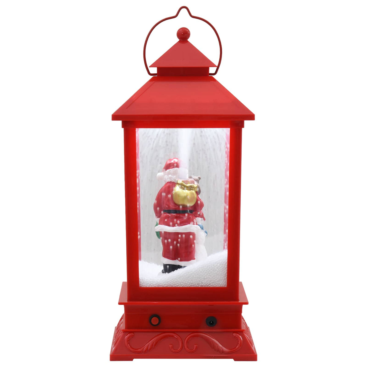 vidaXL Christmas Lantern ESPOO Cold White 17.5 x 17.5 x 41 cm