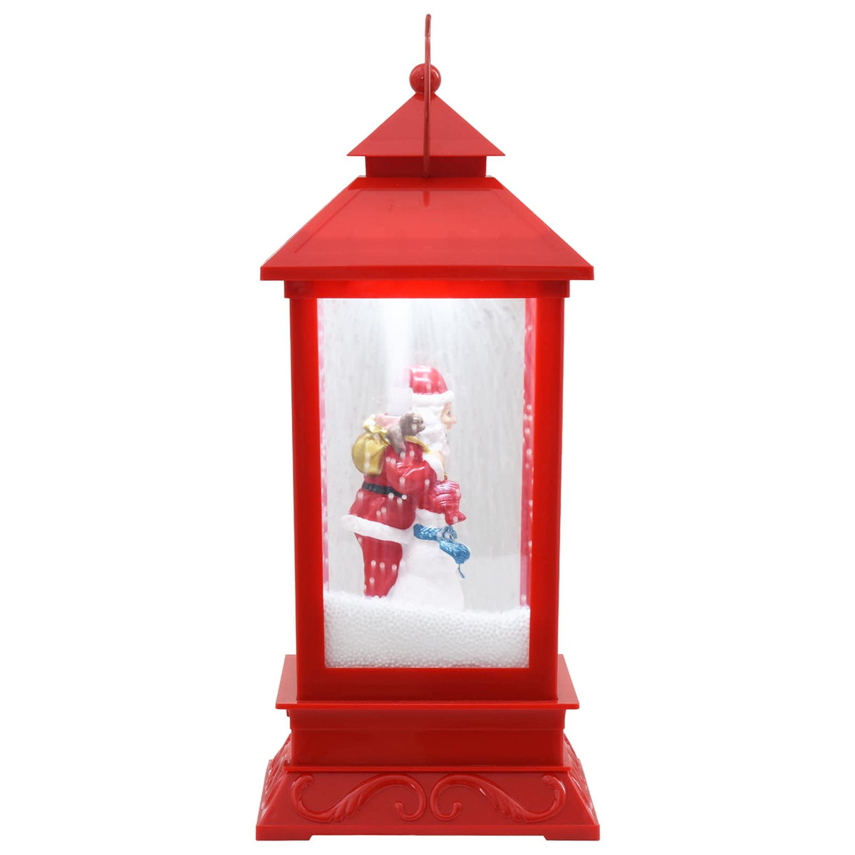 vidaXL Christmas Lantern ESPOO Cold White 17.5 x 17.5 x 41 cm
