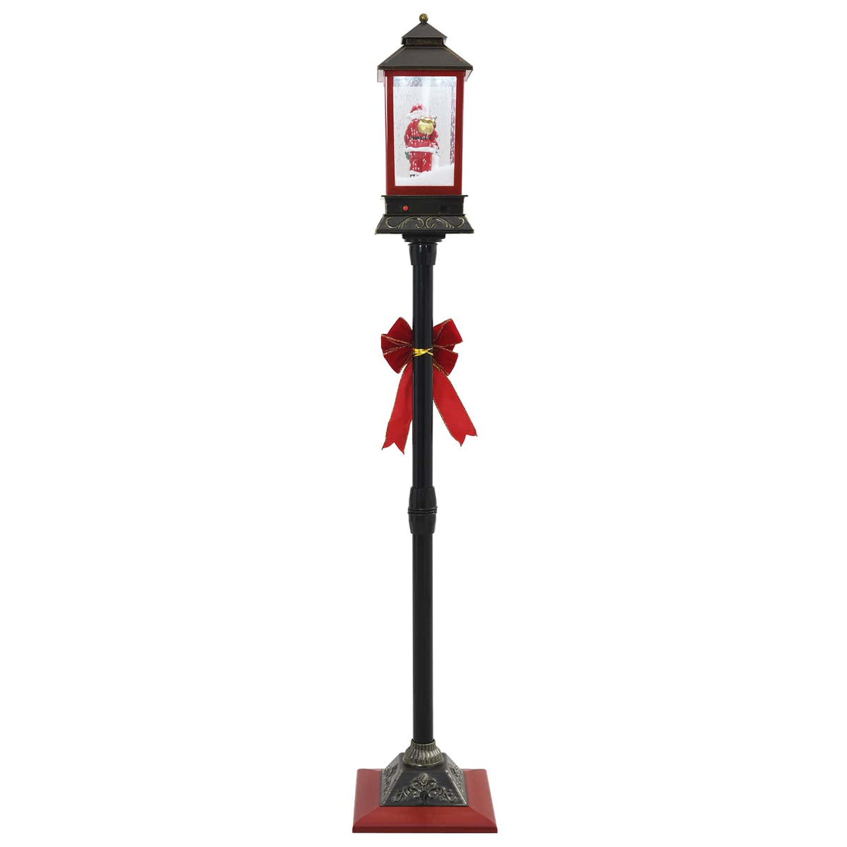 vidaXL Christmas Lantern ESPOO Cold White 26.5 x 26.5 x 150 cm