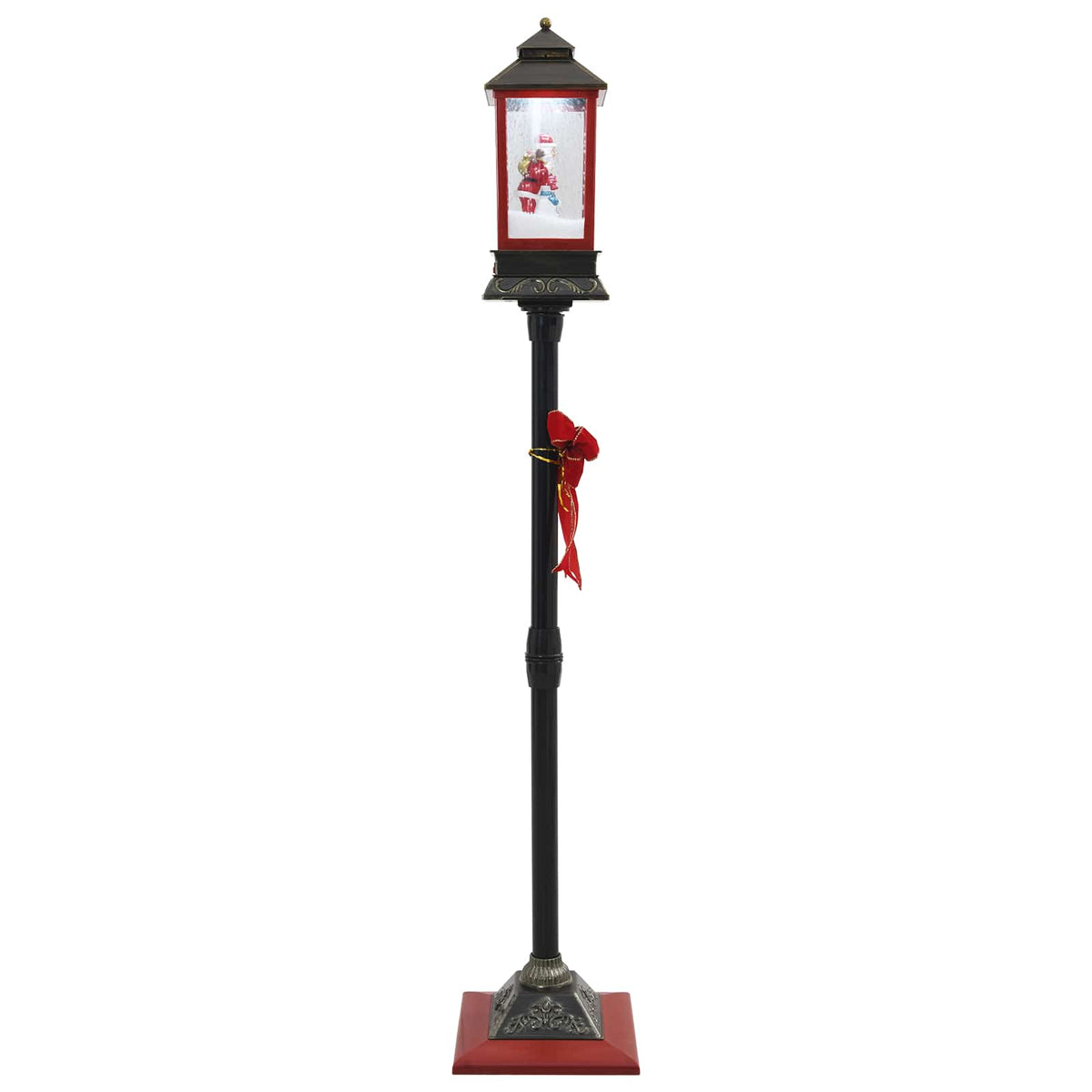vidaXL Christmas Lantern ESPOO Cold White 26.5 x 26.5 x 150 cm